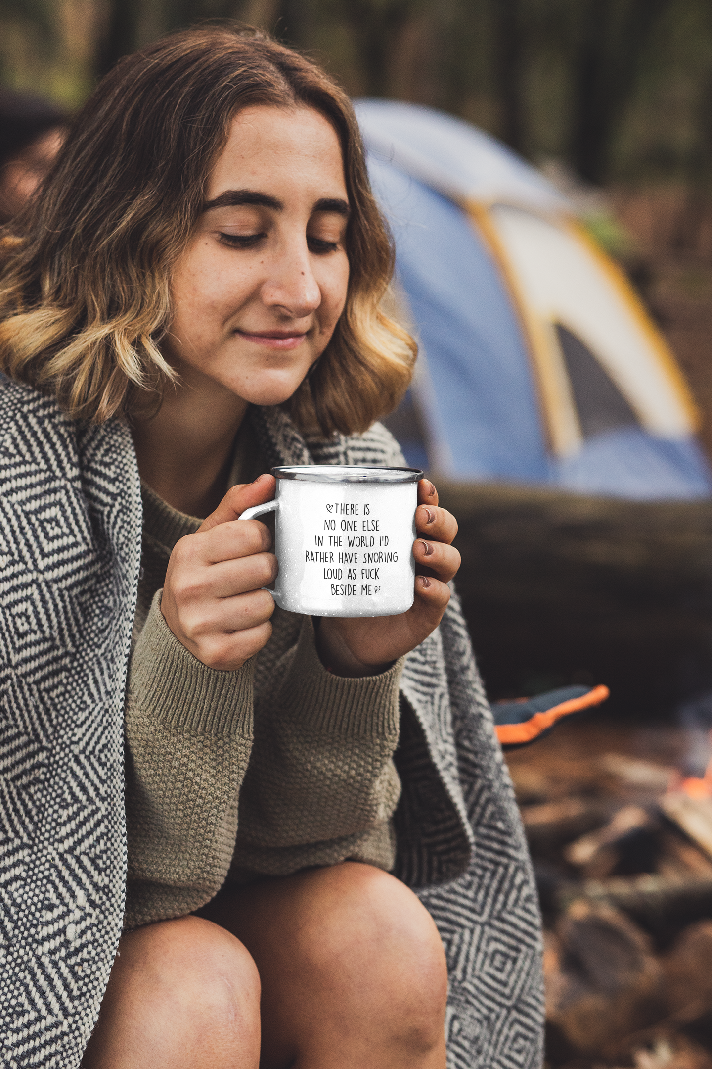 There's No One Else I'd Rather Steal The Covers From Camping Mug