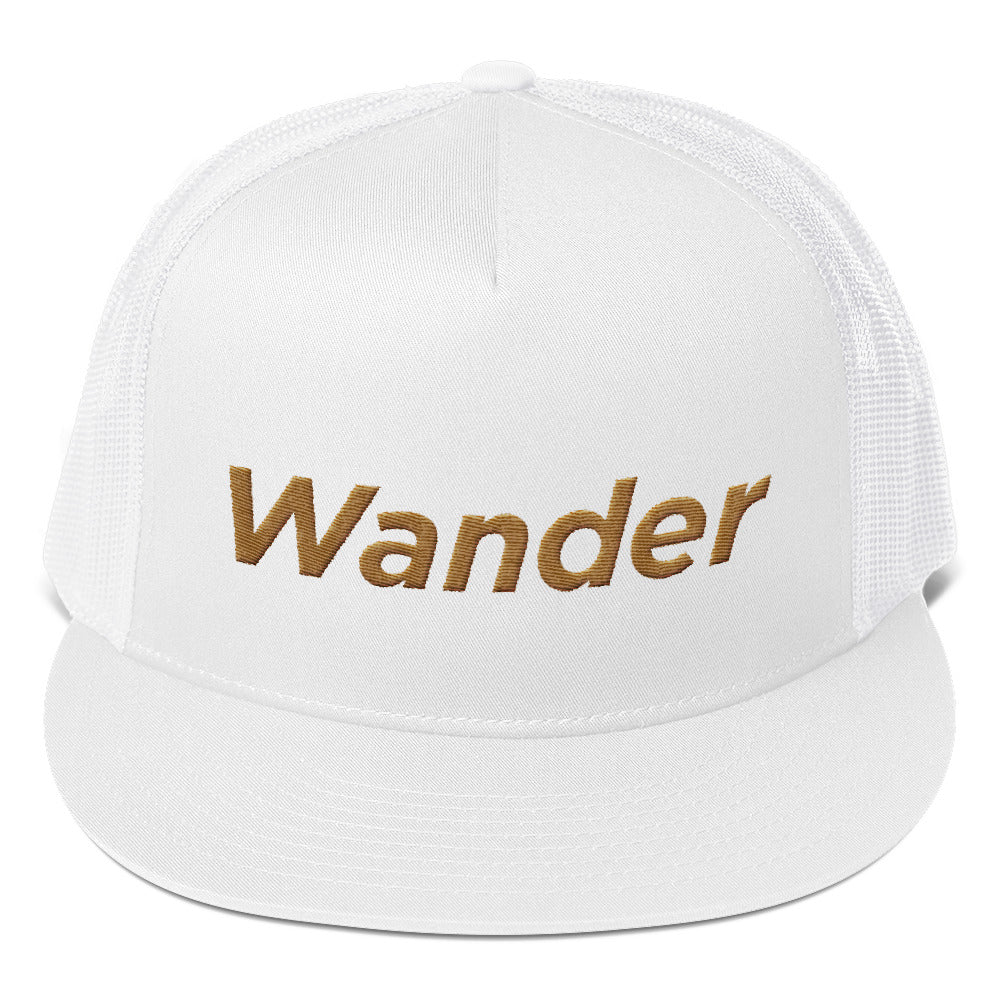 The Wanderer Hat - Embroidered Trucker Cap