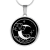 Gold Silver Crescent Moon Personized Necklace