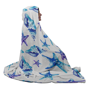 Watercolor Hooded Blanket
