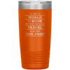 The World Is A Book Travel Mug - Stainless Steel 20oz Tumbler For All Occasions