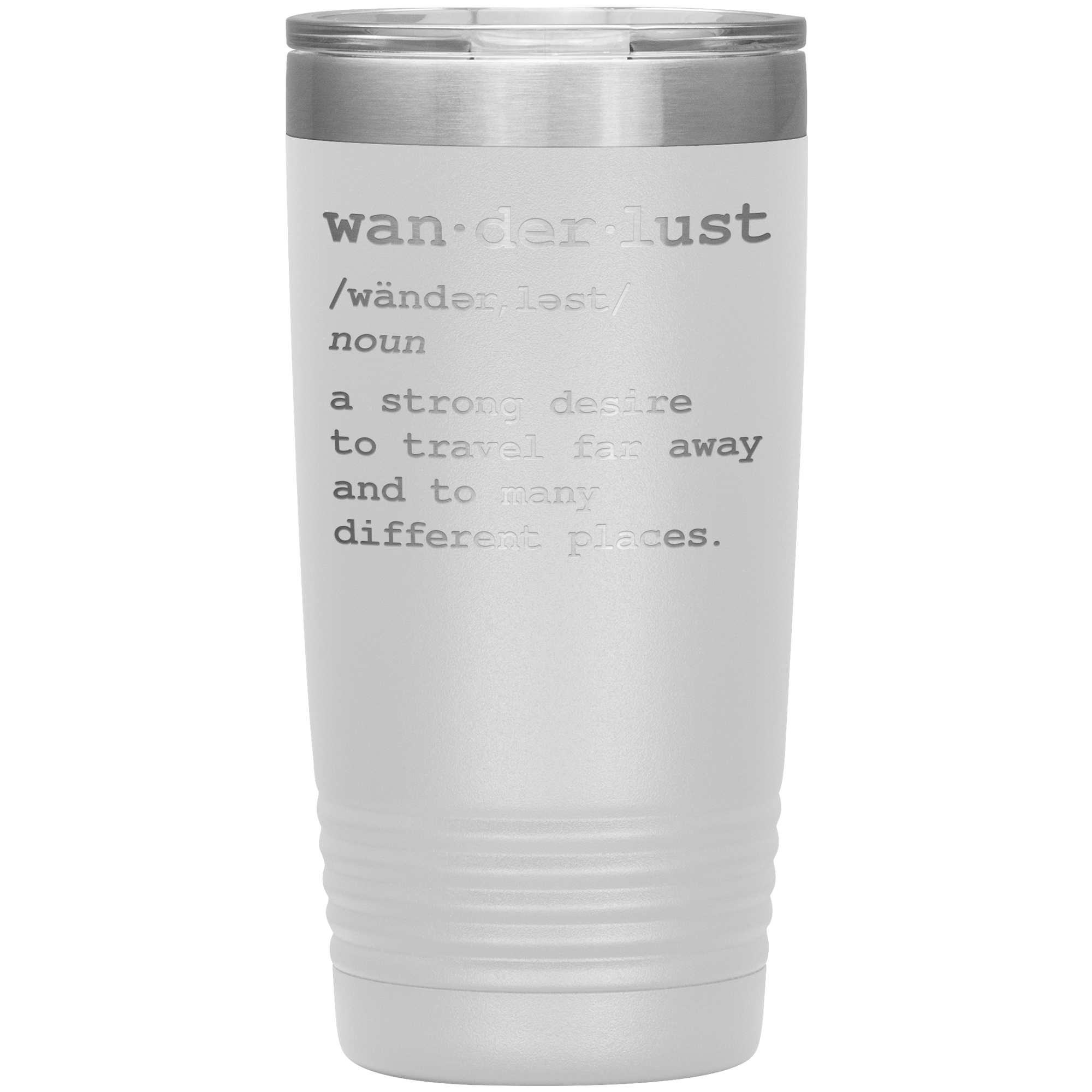 Wanderlust Travel Mug - 20oz To-Go Mug For All Occasions