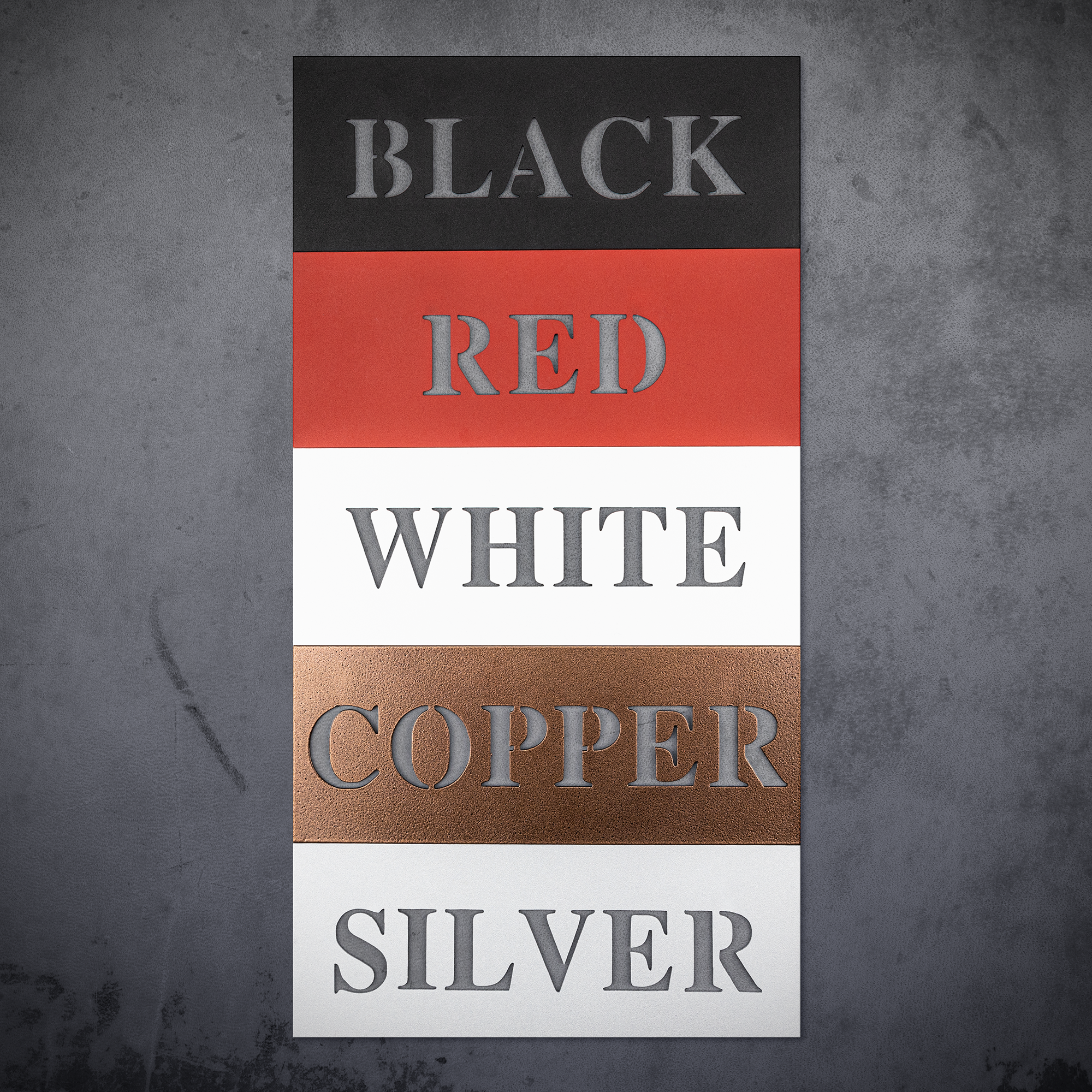 Metal World Map Sign