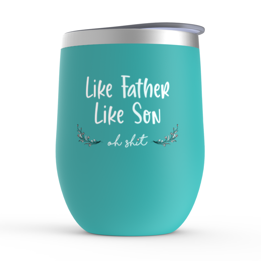 Funny 'Like Father Like Son' Travel Tumbler