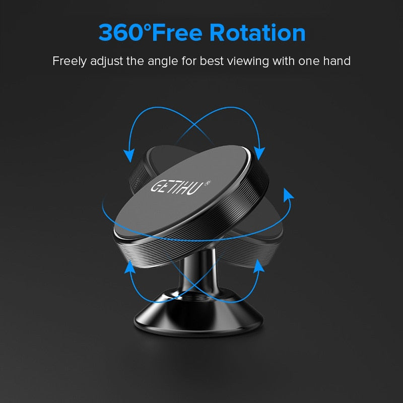 Magnetic 360-Swivel Mobile Car Mount