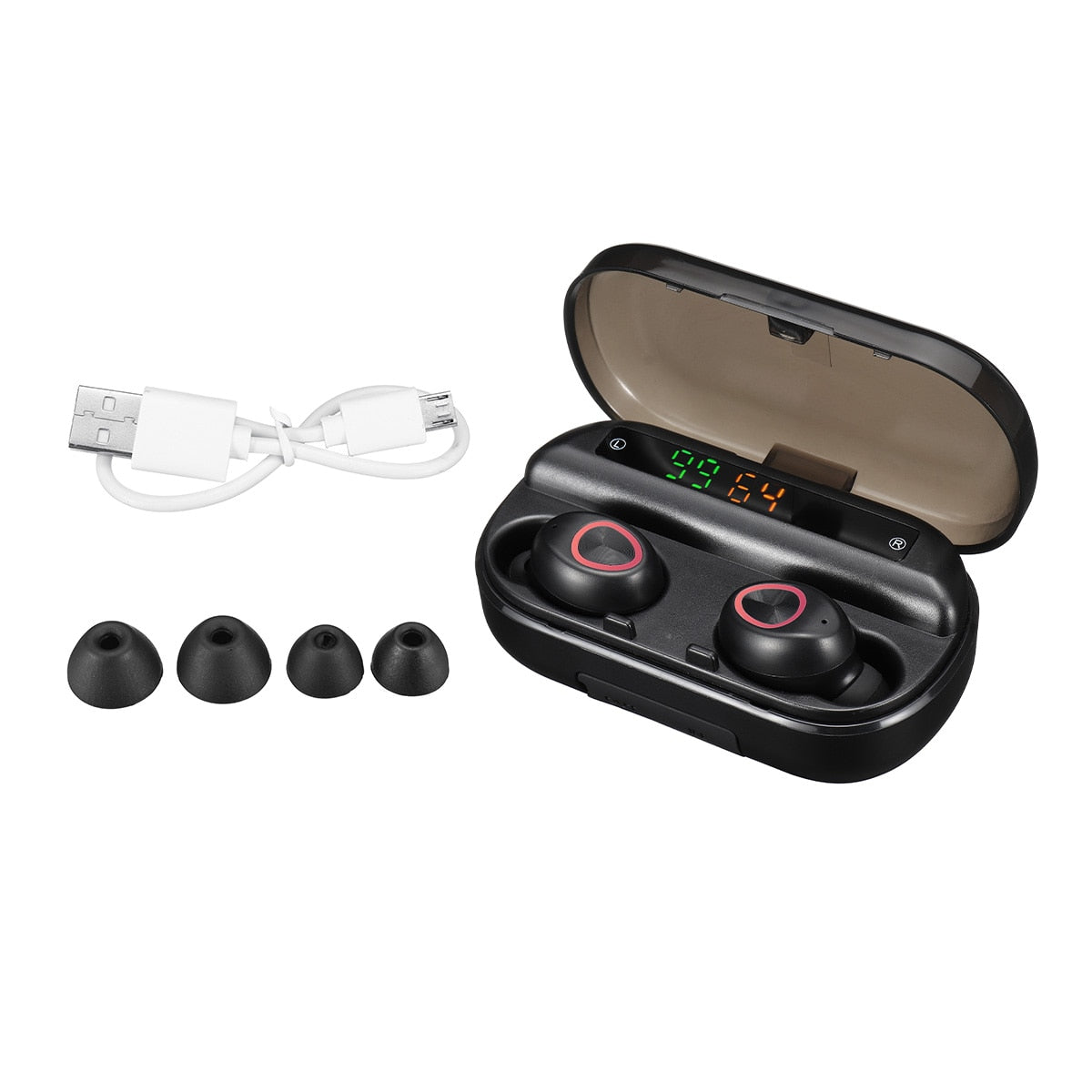 The Incredible Travel Earbuds & Power Bank - Wireless, Bluetooth & Waterproof