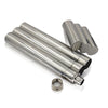 Load image into Gallery viewer, The &#39;Gotcha Covered&#39; Stainless Steel Cigar &amp; Flask Travel Kit