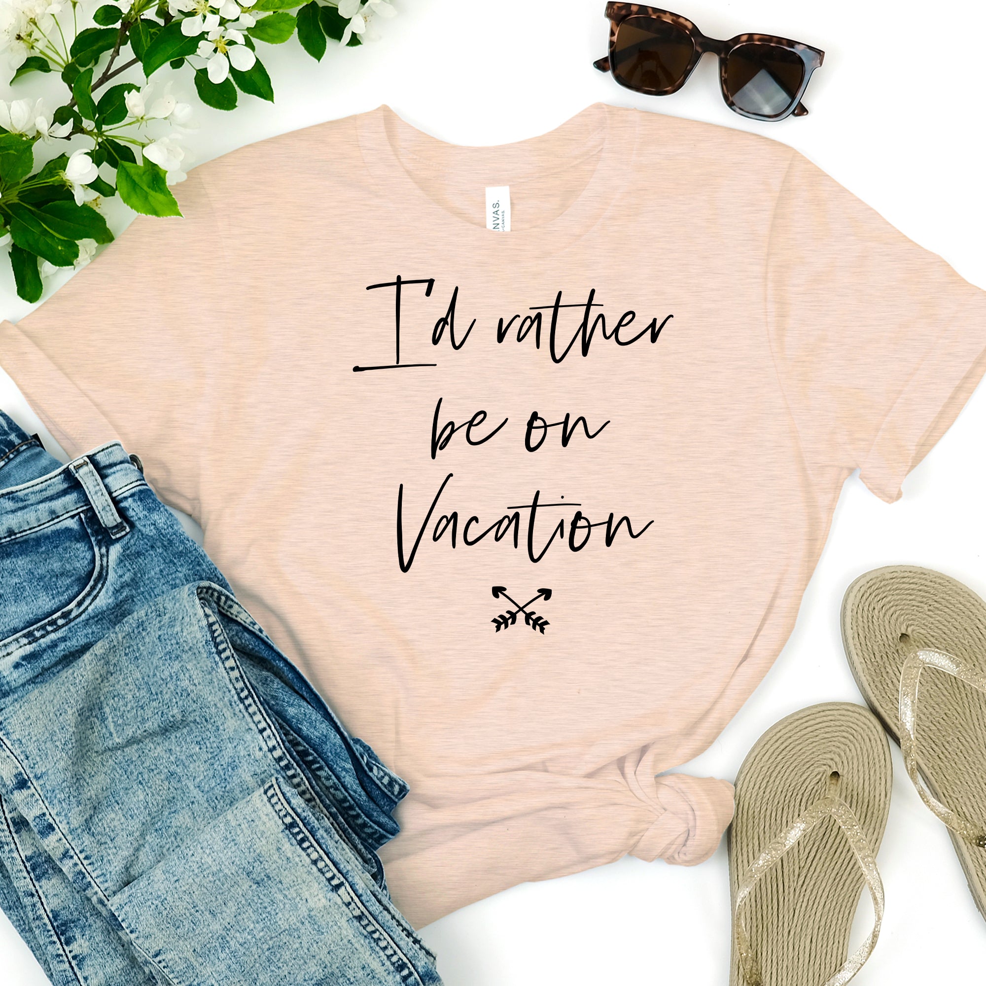 I'd Rather Be On Vacation Women's T-Shirt