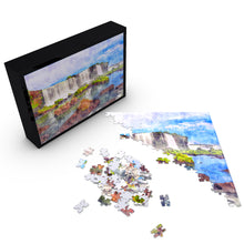 Unique Jigsaw Puzzle - Iguazu Falls Argentina Watercolor Puzzle