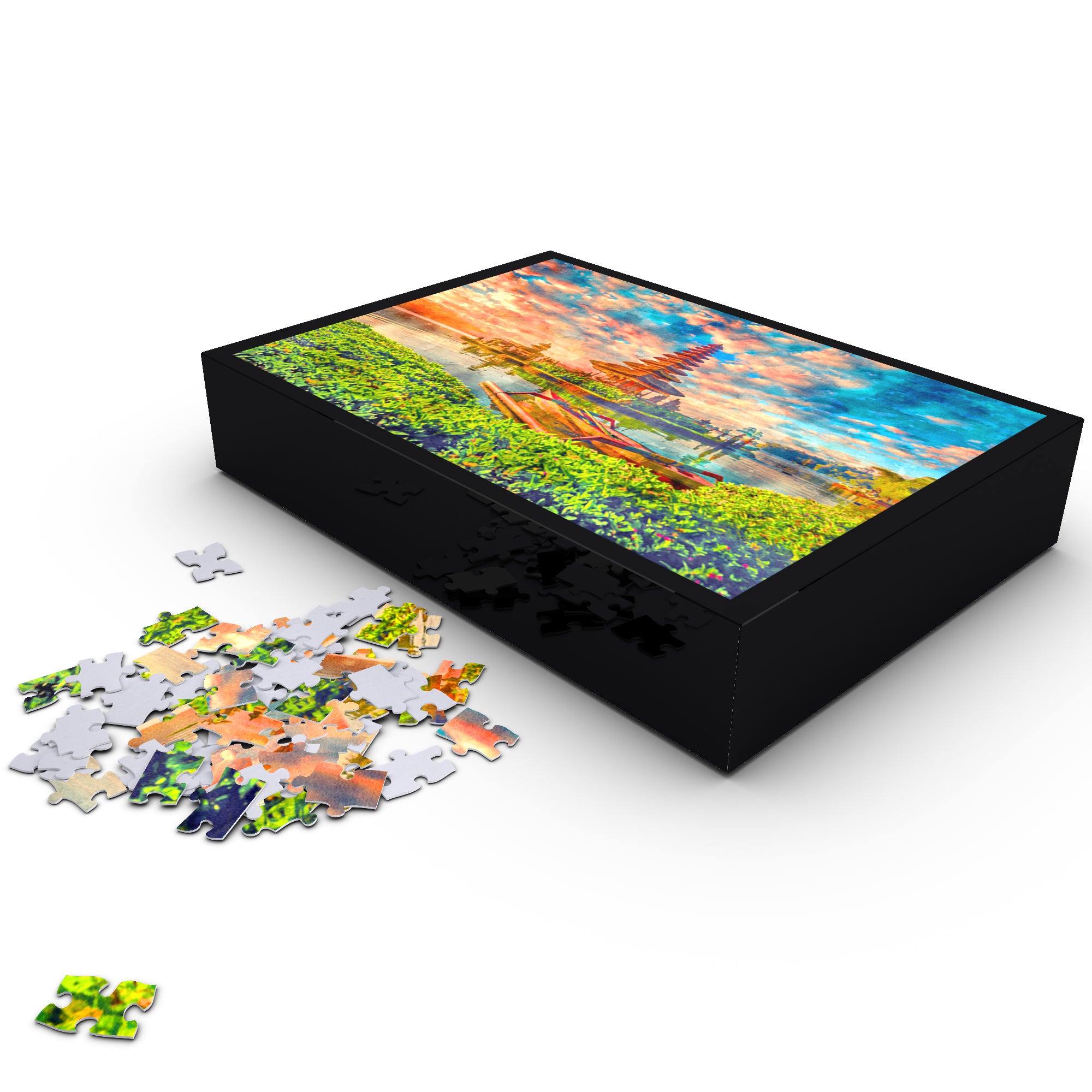 Bali Temples Puzzle - Gorgeous Bali Travel Memento