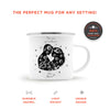 CAMPING MUG You are my universe CUSTOMIZED NAME