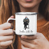 Load image into Gallery viewer, Bernie&#39;s Mittens Camp Mug - Hilarious &quot;Smitten For You&quot; Enamel Mug