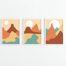 Abstract Canyon Art Poster