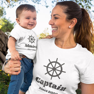 Captain & Admiral Dad & Baby Bundle (Perfect For Moms Too!)