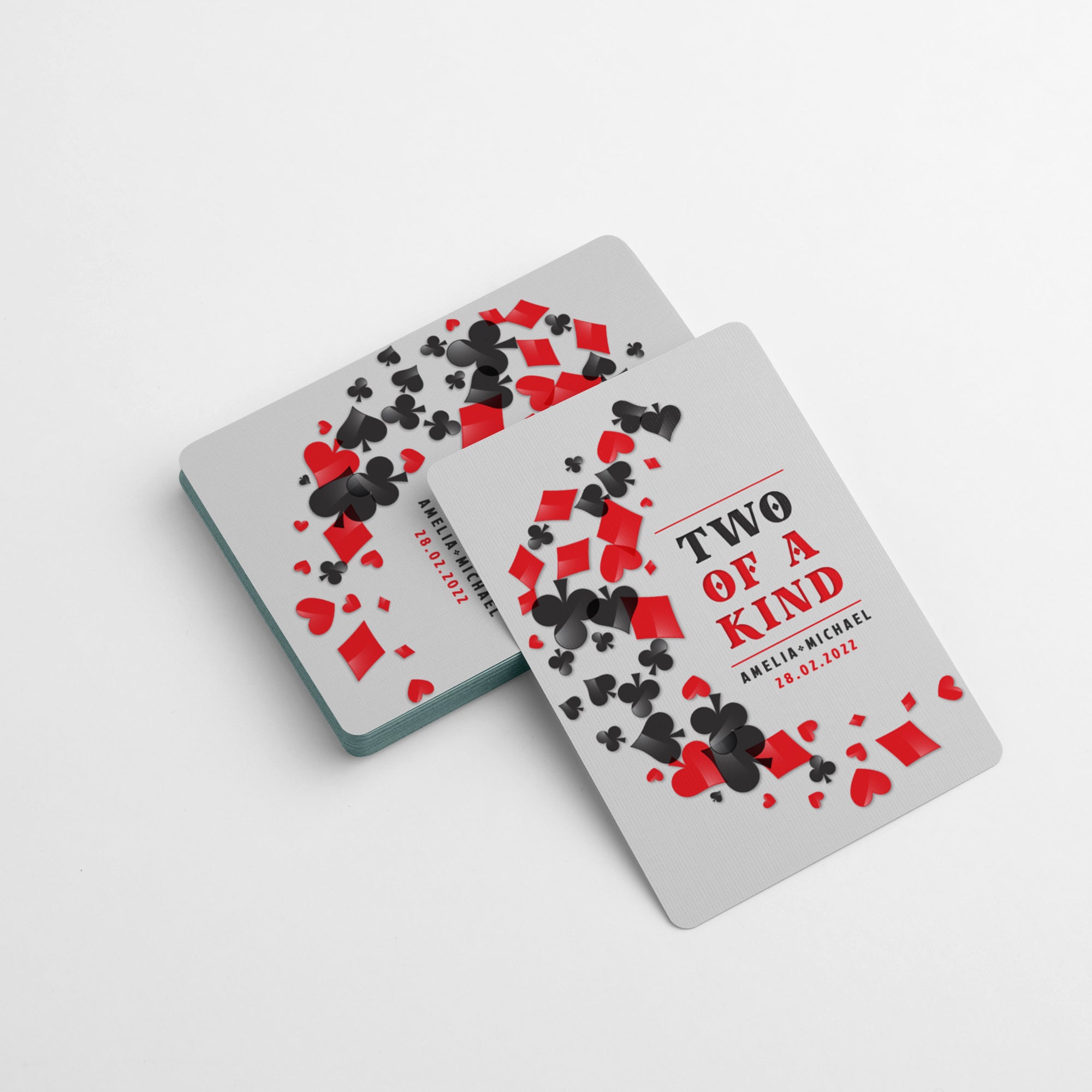 Personalized Wedding Favor Poker Playing Cards